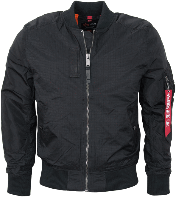 Alpha Industries Bunda MA-1 TT Ripstop černá XL