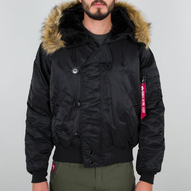 Alpha Industries Bunda N2B černá XXL