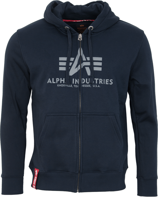 Alpha Industries Mikina Basic Zip Hoody rep. blue XL