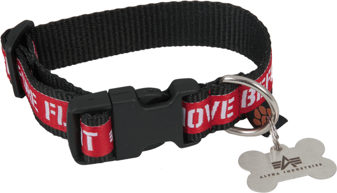 Alpha Industries Obojek RBF Dog-Tag Collar černý L