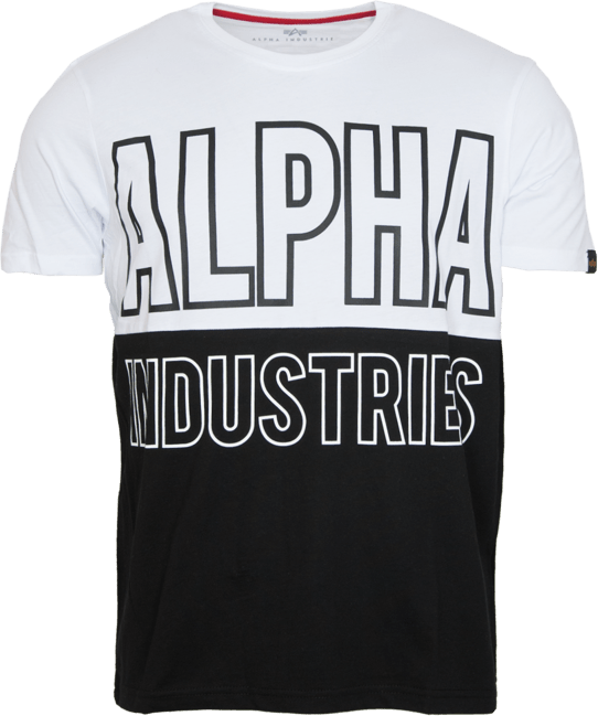 Alpha Industries Tričko Block T bílé XL
