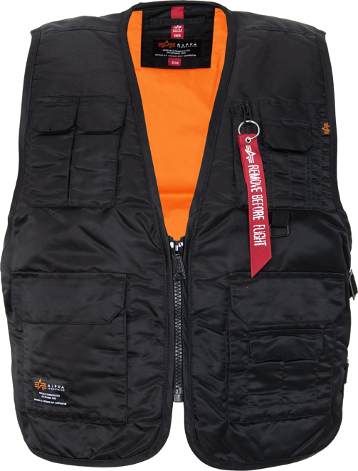 Alpha Industries Vesta Utility Vest černá L/XL