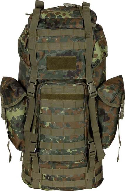 Batoh BW bojový 65 l MOLLE MFH flecktarn