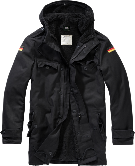 Brandit Bunda BW Parka Flag černá 50/L