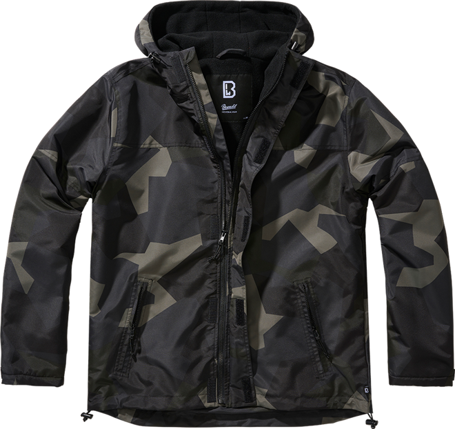 Brandit Bunda Windbreaker Frontzip švédská M90 darkcamo 4XL