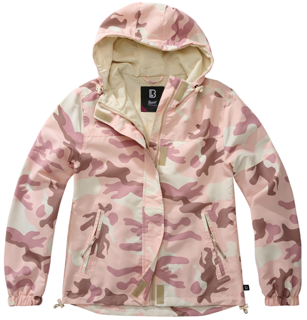 Brandit Bunda Windbreaker Ladies Summer Frontzip candy camo 5XL