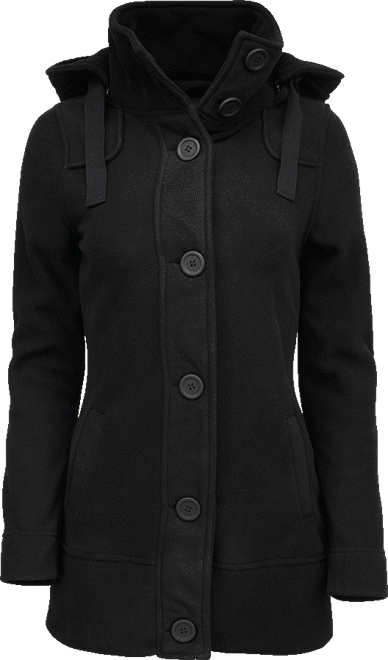 Brandit Kabát Women Square Fleece Jacket černý 4XL