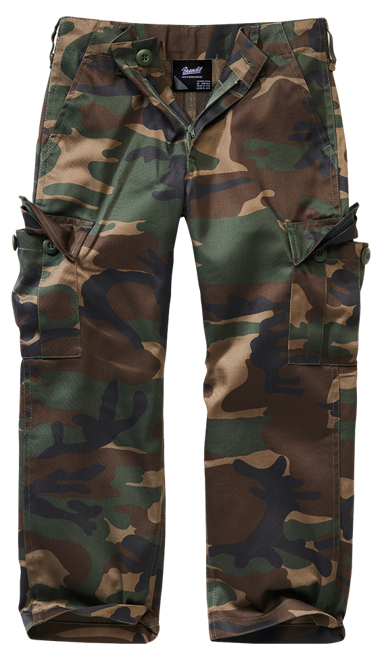 Brandit Kalhoty dětské Kids US Ranger Pants woodland 158/164