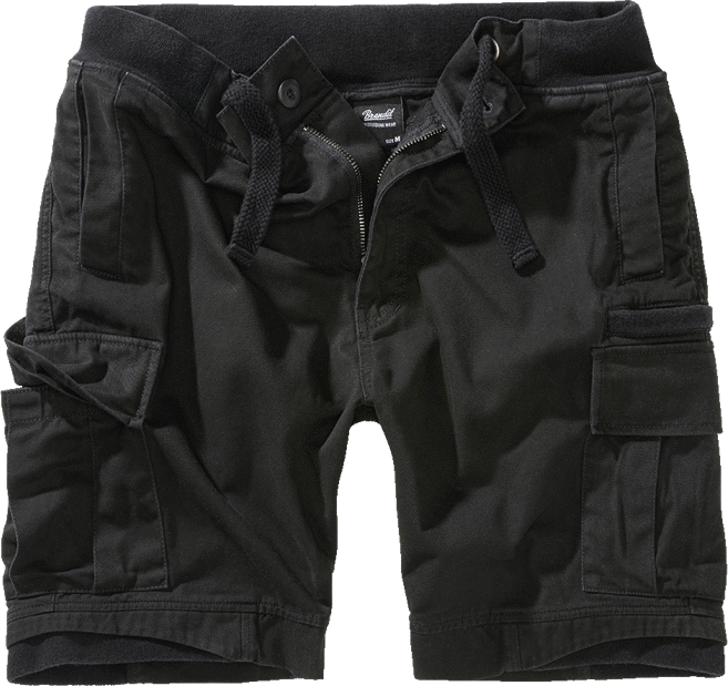 Brandit Kalhoty krátké Packham Vintage Shorts černé 4XL