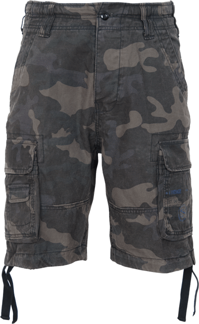 Brandit Kalhoty krátké Pure Vintage Shorts darkcamo 7XL