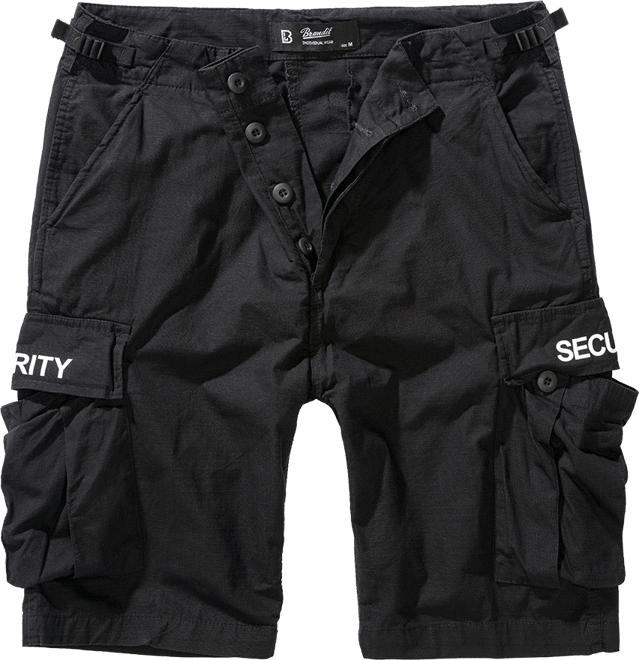 Brandit Kalhoty krátké Security BDU Ripstop Shorts černé 7XL
