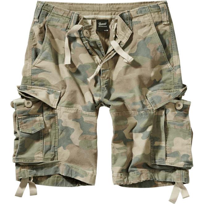 Brandit Kalhoty krátké Vintage Classic Shorts woodland světlý XXL