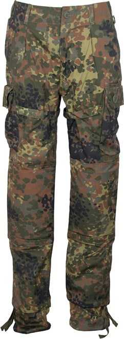 Kalhoty TACGEAR zásahové flecktarn L