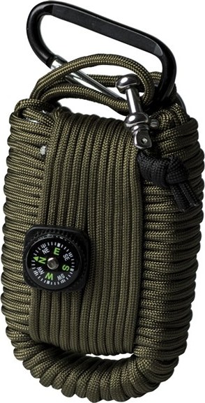 Krabička poslední záchrany KPZ PARACORD SURVIVAL KIT velká olivová