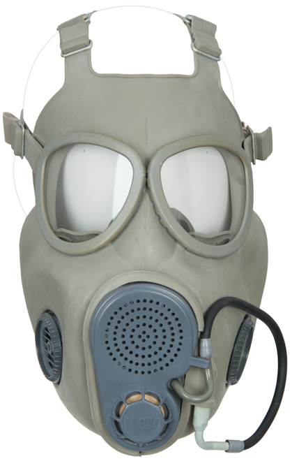 Maska plynová česká M10M [sběratelský předmět] šedá 1