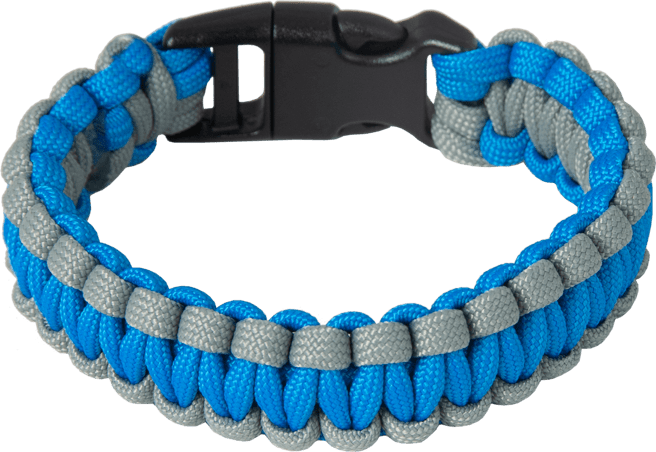 Náramek Paracord NEON modrá S