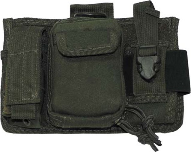 Pouzdro MOLLE na mobil 02 zelené