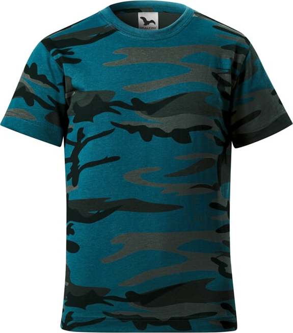 Tričko dětské MALFINI nightcamo 158cm/12let