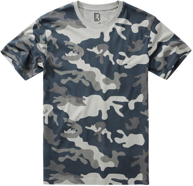 Tričko US T-Shirt BRANDIT grey camo XXL