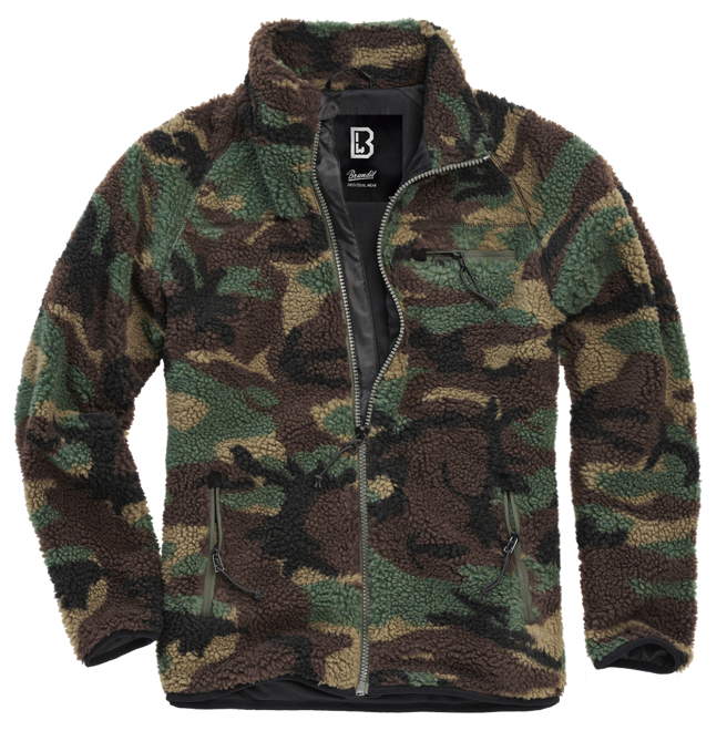 Brandit Bunda Teddyfleece Jacket woodland XXL