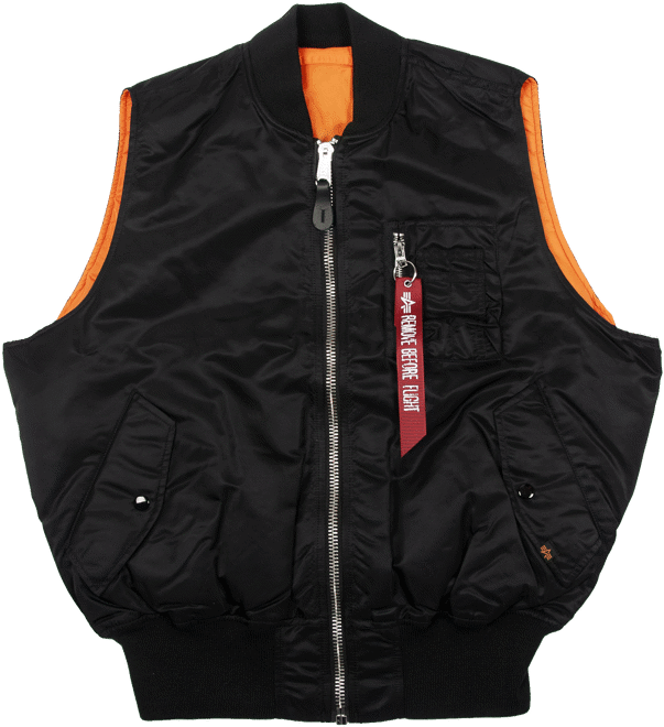 Alpha Industries Vesta MA-1 Vest Heritage černá XL