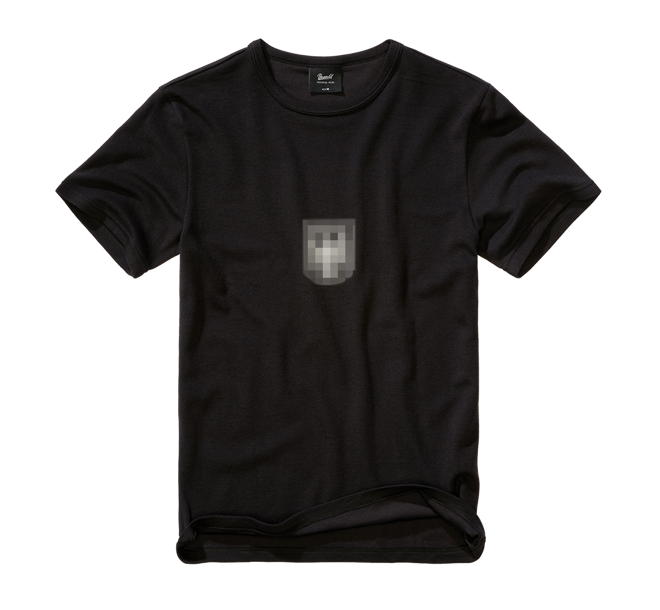 Brandit Tričko BW Sportshirt černé 5XL